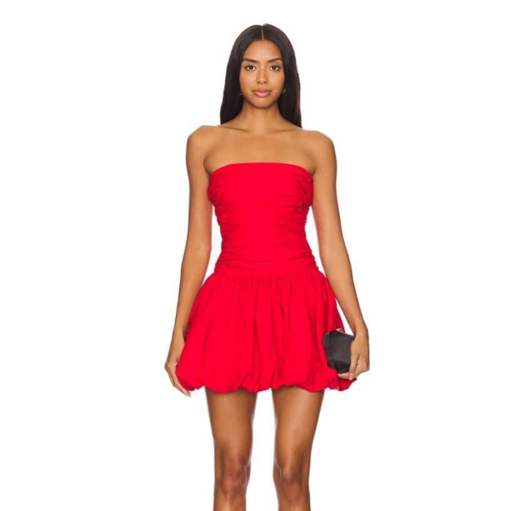 Lovers & Friends bubble dress red
